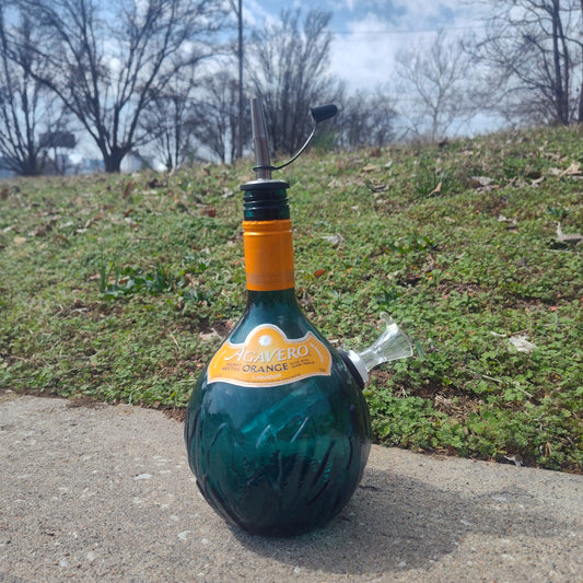 Agavero Orange Water Bong